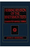 Herring Revision of the Binet-Simon Tests, Examination Manual: Form a