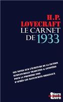 Le carnet de 1933