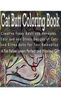 Cat Butt Coloring Book