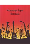 Manuscript Paper Notebook