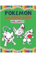 Pokemon Coloring Book Volume 1