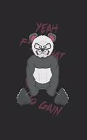 Panda Quotes Motivation Spruch Fitness Notizbuch
