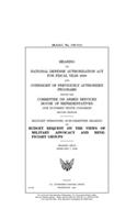 Hearing on National Defense Authorization Act for Fiscal Year 2009 and oversight of previously authorized programs