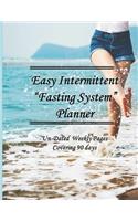 Easy Intermittent Fasting System Planner