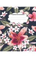 Hibiscus Composition Notebook