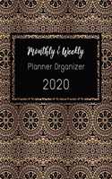 Monthly & Weekly Planner Organizer: Monthly and Weekly Planner Organizer: 1 Year Calendar Agenda Organizer Diary Planner