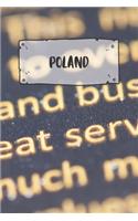 Poland: Ruled Travel Diary Notebook or Journey Journal - Lined Trip Pocketbook for Men and Women with Lines