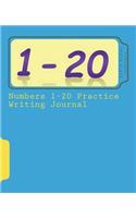 Numbers 1-20 Practice writing Journal