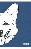 Corgi Lined Notebook