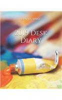 2019 Desk Diary: (1 Diary - Plain & Simple)