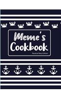 Meme's Cookbook Nautical Navy Edition