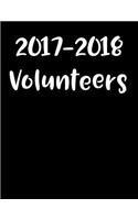 2017-2018 Volunteers: Volunteer Activity Log Book