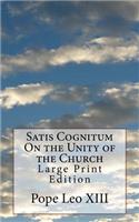 Satis Cognitum On the Unity of the Church: Large Print Edition