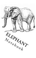 Elephant Notebook: 6" X 9"