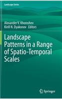 Landscape Patterns in a Range of Spatio-Temporal Scales