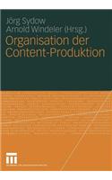 Organisation Der Content-Produktion