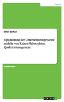 Optimierung Der Unternehmensprozesse Mithilfe Von Kaizen-Philosophien. Qualitatsmanagement