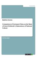 Comparison of Germany-China on the Basis of Geert Hofstede's Dimensions of National Culture