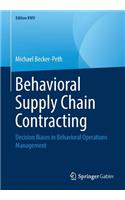 Behavioral Supply Chain Contracting