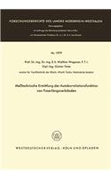 Meßtechnische Ermittlung der Autokorrelationsfunktion von Faserlängsverbänden