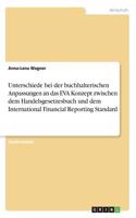 Unterschiede bei der buchhalterischen Anpassungen an das EVA Konzept zwischen dem Handelsgesetzesbuch und dem International Financial Reporting Standard