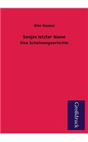 Sonjas Letzter Name