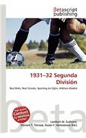 1931-32 Segunda Division: (English)