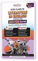 Educart ICSE Class 10 ENGLISH LITERATURE Question Bank + Solved Papers (10 Years) for 2023-2024