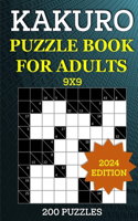 Kakuro Puzzle Book for Adults - 200 Puzzles (9x9)