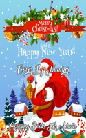 Merry Christmas Color By Number Coloring Books For Adults