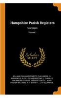 Hampshire Parish Registers