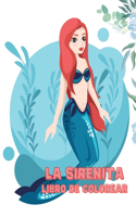 La Sirenita Libro de colorear