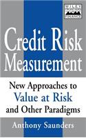 Credit Risk Measurement