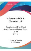 Memorial Of A Christian Life