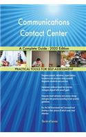 Communications Contact Center A Complete Guide - 2020 Edition