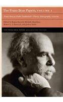 The Franz Boas Papers, Volume 1
