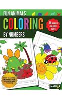 Fun Animals Coloring By Numbers