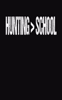 Hunting Greater Than School: Hunter Adventure Diary