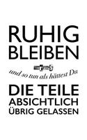 Restteile Sind Absicht!