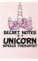 Secret Notes Of A Unicorn Speech Therapist