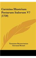 Carmina Illustrium Poetarum Italorum V7 (1720)