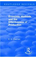 Revival: Economic Methods & the Effectiveness of Production (1971)