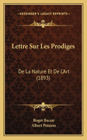 Lettre Sur Les Prodiges