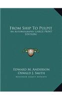 From Ship to Pulpit