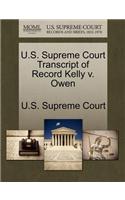 U.S. Supreme Court Transcript of Record Kelly V. Owen