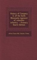 History of Company E, of the Sixth Minnesota Regiment of Volunteer Infantry