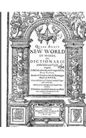 Florio's  Italian English Dictionary of 1611