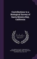 Contributions to a Biological Survey of Santa Monica Bay, California
