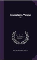 Publications, Volume 15