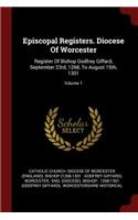 Episcopal Registers. Diocese of Worcester